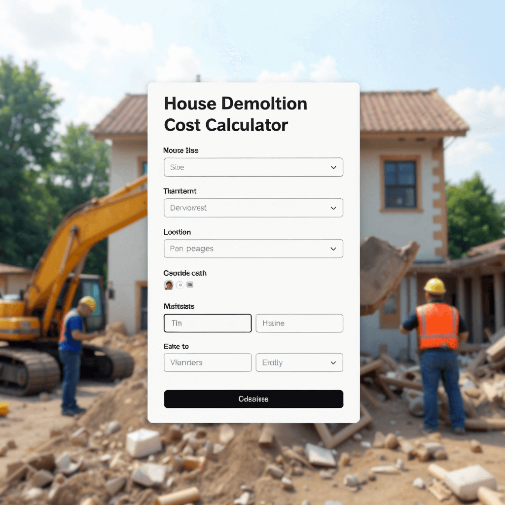 Sydney House Demolition Cost Calculator